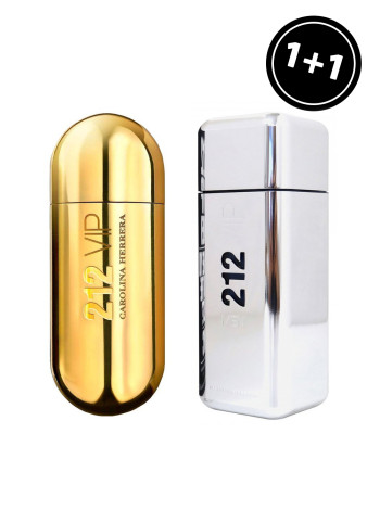 Распив Carolina Herrera 212 VIP women & Carolina Herrera 212 VIP Men - отливанты 10+10 мл