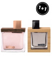 Распив Dsquared2 She Wood & Dsquared2 He Wood - отливанты 10+10 мл