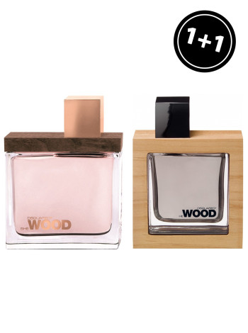 Распив Dsquared2 She Wood & Dsquared2 He Wood - отливанты 10+10 мл