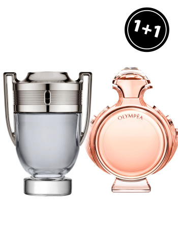 Распив Paco Rabanne Invictus & Paco Rabanne Olympea - отливанты 10+10 мл 